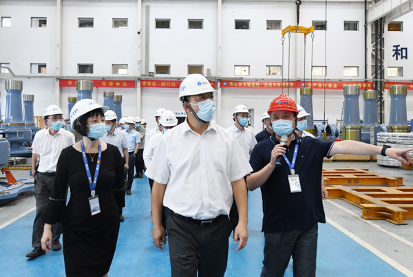 杭州市副市长柯吉欣一行调研九游会股份