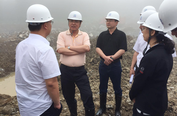 杨震宇董事长受邀赴中节能五峰项目现场调研